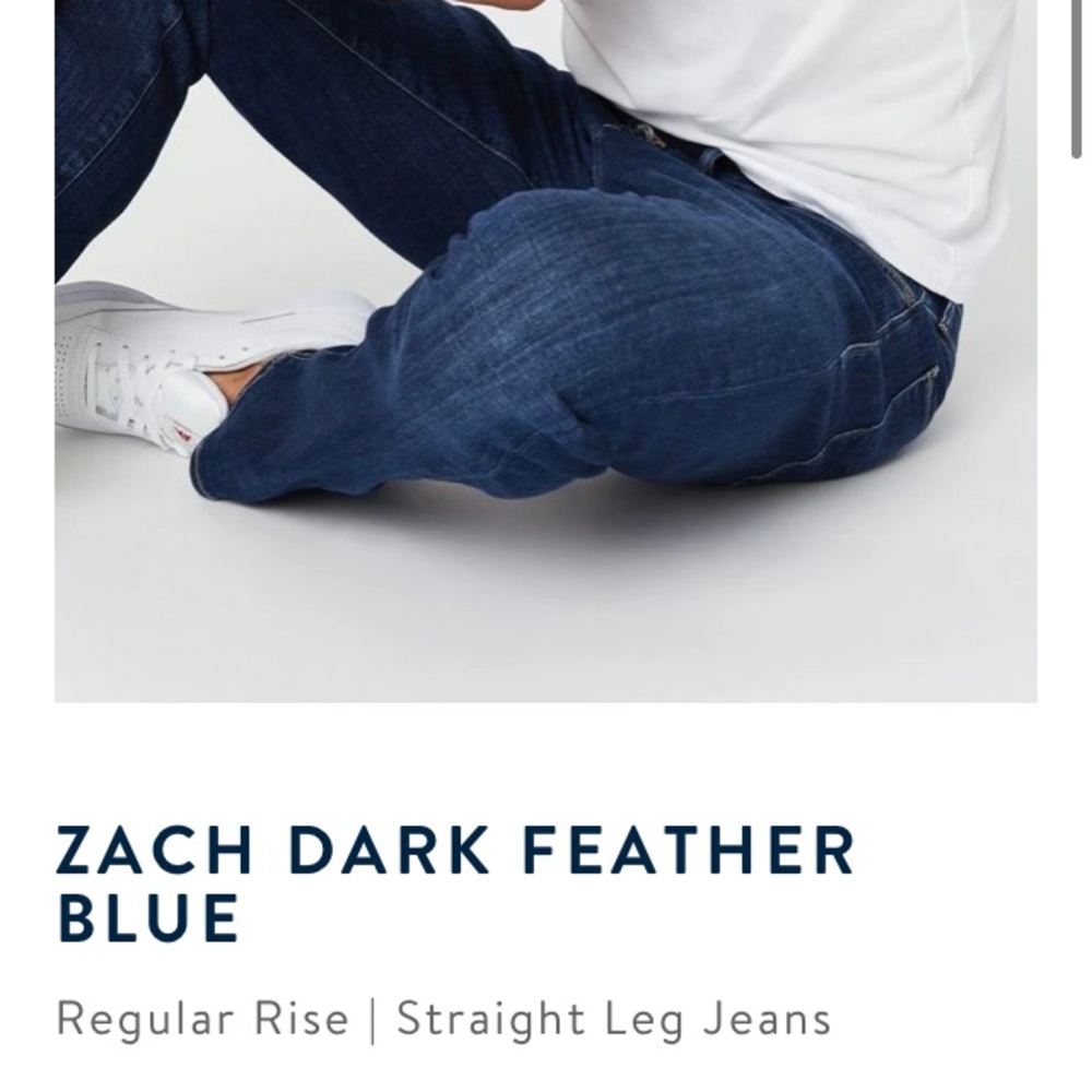 NWT 🕶 MAVI ZACH regular rise straight Leg 32’/32’ in dark feather blue!! 👖